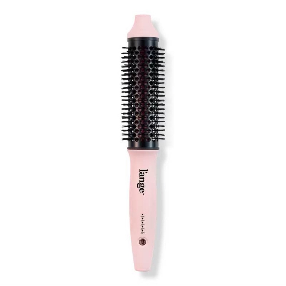 Lange Pink and Black Round Hot Air Styling Brush